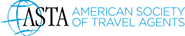 logotipo de la asociación americana de agencias de viaje